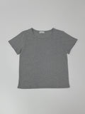 [INC MADE] Silket Square Neck Short Sleeve T-Shirt