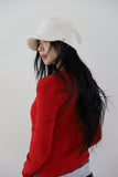 Rocky bay punching cardigan