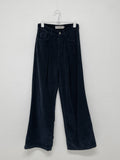 136 Pintuck Corduroy Wide Pants