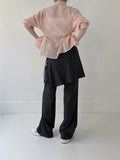 Yolu Two Way Loose Fit Cropped Shirt
