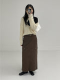 Leaf Boatneck Crop Knit