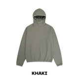 Weave Waffle Warmer Hood Long Sleeve