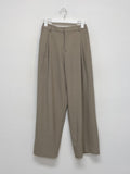 [unisex] Double Tuck Banding Wide Slacks