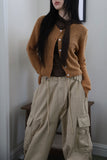Liz crop knit cardigan