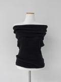 [summer] Margaret off-shoulder sleeveless knit