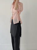 Yolu Two Way Loose Fit Cropped Shirt
