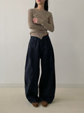 Bella Wool Slit Knit T-Shirt