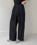 [unisex] Stripe Tencel Two-Way Banding Slacks