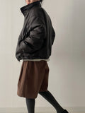 [Quilting/unisex] Deep Leather Overfit Blouson