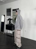 Multi-Pocket Zipper Nylon Pants