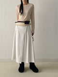 Lees Tencel See-through Layered T-Shirt