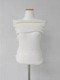 [summer] Margaret off-shoulder sleeveless knit