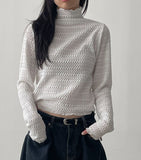 Punching Lace Polar T-shirt