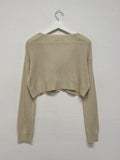 Hook Crop Knit Cardigan