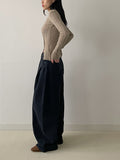 Bella Wool Slit Knit T-Shirt