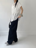 Lace Pintuck Half Blouse