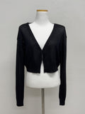 Hook Crop Knit Cardigan