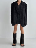 Tessel Check Over Jacket