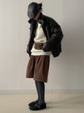 [Quilting/unisex] Deep Leather Overfit Blouson