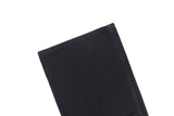 Unique pocket black wide denim