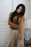 Liz crop knit cardigan