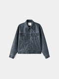 PL Washing Trucker Leather Jacket