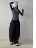 Tension Round Neck Warmer T-shirt