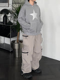 Multi-Pocket Zipper Nylon Pants