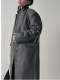 [unisex] Ribbon Two-Way Overfit Long Coat