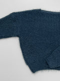 Leaf Boatneck Crop Knit