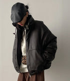 [Quilting/unisex] Deep Leather Overfit Blouson
