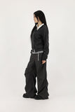 Lecell Pintuck Slacks