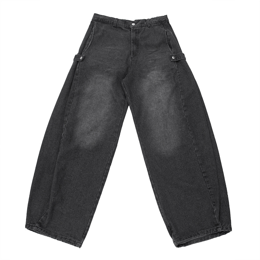 【YOURNUS】Duo Snap Balloon Denim Pants YOURNUS (ユアノス) - デュオスナップバルーンデニムパンツ
