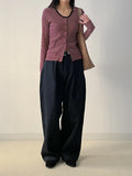 Wave Stripe Cardigan T-Shirt