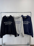 Wikipedia Embroidered Hoodie