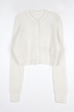 Liz crop knit cardigan