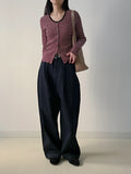 Wave Stripe Cardigan T-Shirt