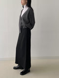 [wool50%] Cornet Alpaca Boucle Overfit Cardigan