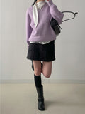 Sharp Hairy Mini Skirt