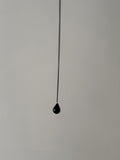 Black Bold Drop Layered Necklace