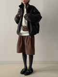 [Quilting/unisex] Deep Leather Overfit Blouson