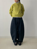 344 Vintage Brushed Balloon Wide Denim Pants