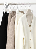 [Premium] The Mozz Cashmere Fringe Cardigan
