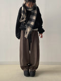 Check Fringe Long Muffler