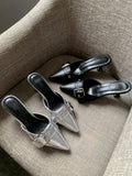 Windis Buckle stiletto mule