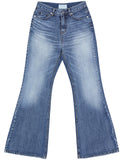 Contour Washed Flare Jeans