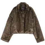 Deef fur shearling jacket