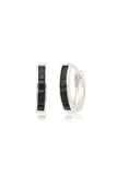 Noir Hoop Earrings