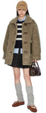 Pro Leather Shearling Short Coat