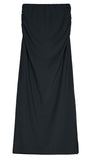 Act shirring maxi long skirt